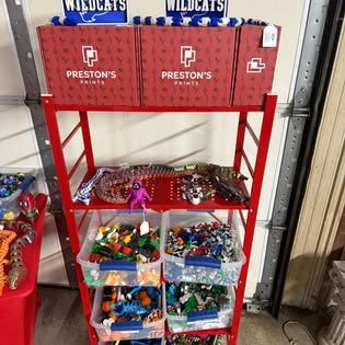 The Preston's Prints display rack